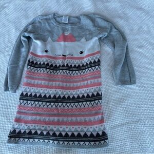 Cute heart dress sweater